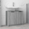 Armario de baño madera contrachapada gris Sonoma 64,5x33,5x59cm