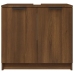 Armario baño madera contrachapada roble marrón 64,5x33,5x59 cm