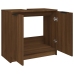 Armario baño madera contrachapada roble marrón 64,5x33,5x59 cm