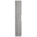 Armario de baño madera contrachapada gris Sonoma 32x34x188,5 cm