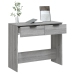 Mesa consola madera contrachapada gris Sonoma 90x36x75 cm