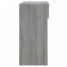 Mesa consola madera contrachapada gris Sonoma 90x36x75 cm