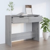 Mesa consola madera contrachapada gris Sonoma 90x36x75 cm