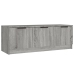 Mueble de TV madera contrachapada gris Sonoma 102x35x36,5 cm