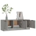 Mueble de TV madera contrachapada gris Sonoma 102x35x36,5 cm