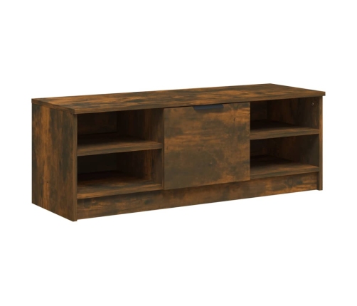 Mueble de TV madera contrachapada roble ahumado 102x35,5x36,5cm