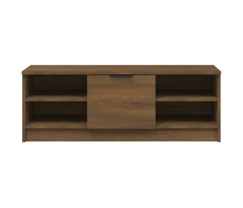 Mueble de TV madera contrachapada roble marrón 102x35,5x36,5 cm