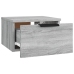 Mesita de noche de pared 2 uds color gris Sonoma 34x30x20 cm