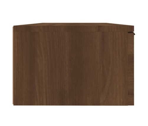 Armario de pared madera de ingeniería marrón roble 68x30x20 cm