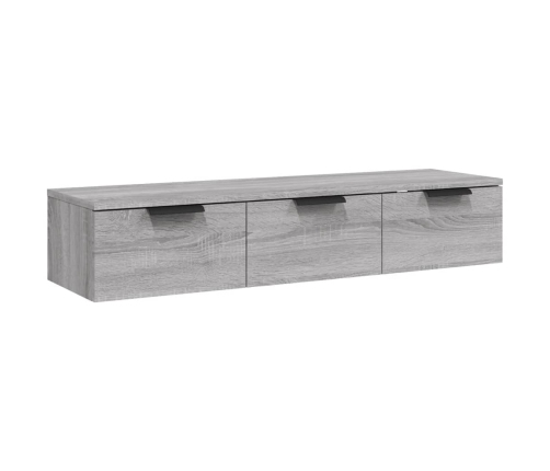 Armario de pared madera de ingeniería gris Sonoma 102x30x20 cm