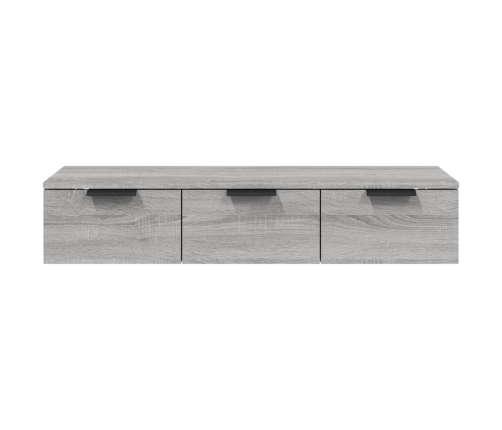 Armario de pared madera de ingeniería gris Sonoma 102x30x20 cm