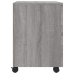 Archivador ruedas madera contrachapada gris Sonoma 45x38x54 cm