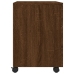 Archivador ruedas madera contrachapada roble Sonoma 45x38x54 cm