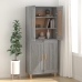 Aparador de madera contrachapada gris Sonoma 69,5x34x90 cm