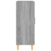 Aparador de madera contrachapada gris Sonoma 69,5x34x90 cm