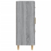 Aparador de madera contrachapada gris Sonoma 69,5x34x90 cm