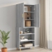 Armario de pared colgante gris Sonoma 69,5x34x90 cm