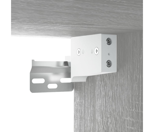 Armario de pared colgante gris Sonoma 69,5x34x90 cm