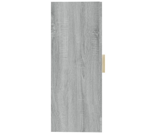 Armario de pared colgante gris Sonoma 69,5x34x90 cm