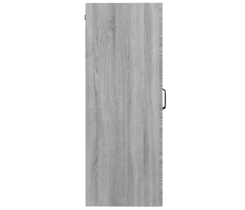 Armario de pared colgante gris Sonoma 69,5x34x90 cm