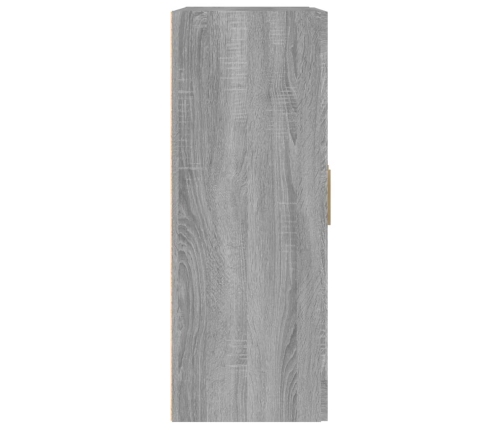 Armario de pared madera ingeniería gris Sonoma 69,5x32,5x90 cm