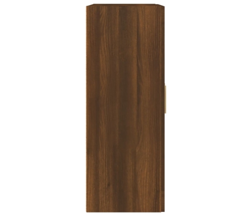 Armario de pared madera ingeniería roble marrón 69,5x32,5x90 cm