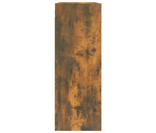 Armario colgante de pared roble ahumado 69,5x32,5x90 cm