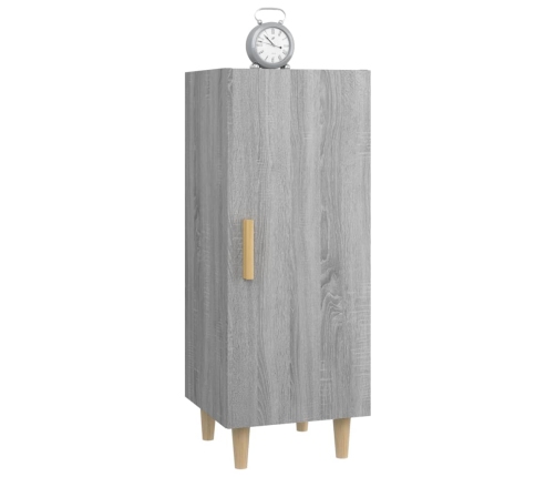 Aparador de madera contrachapada gris Sonoma 34,5x34x90 cm