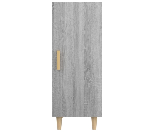 Aparador de madera contrachapada gris Sonoma 34,5x34x90 cm