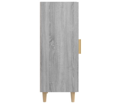 Aparador de madera contrachapada gris Sonoma 34,5x34x90 cm