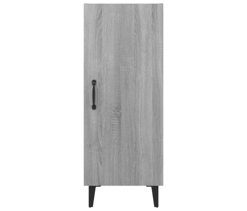 Aparador de madera contrachapada gris Sonoma 34,5x34x90 cm