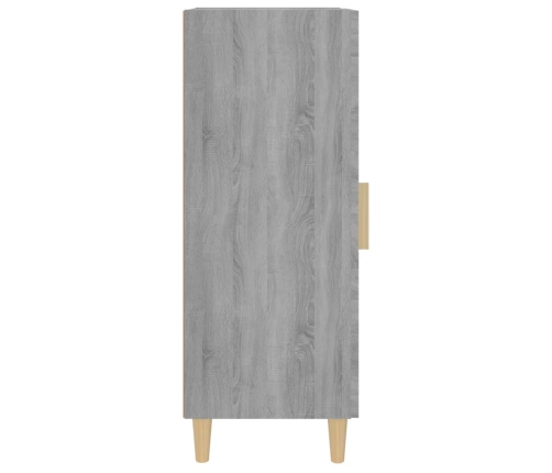 Aparador madera de ingeniería gris Sonoma 34,5x34x90 cm