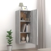 Armario de pared madera contrachapada gris Sonoma 34,5x34x90 cm