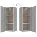 Armario de pared madera contrachapada gris Sonoma 34,5x34x90 cm