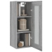 Armario de pared colgante gris Sonoma 34,5x34x90 cm