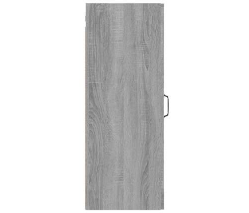 Armario de pared colgante gris Sonoma 34,5x34x90 cm