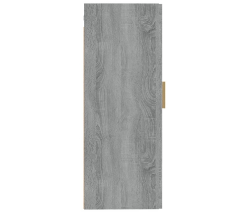 Armario de pared madera de ingeniería gris Sonoma 35x34x90 cm