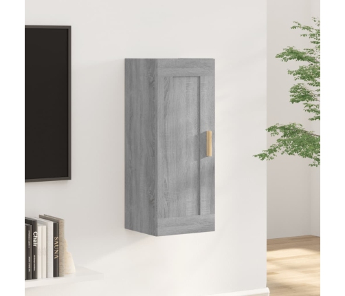 Armario de pared madera de ingeniería gris Sonoma 35x34x90 cm