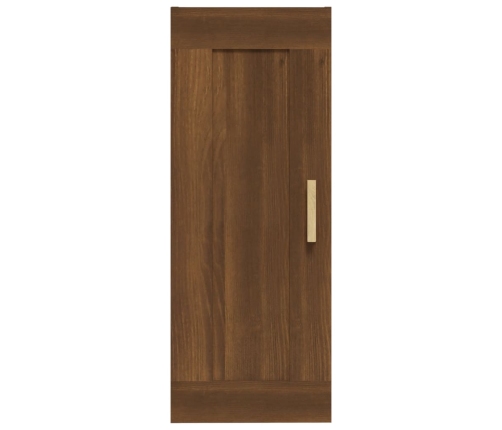 Armario de pared madera de ingeniería marrón roble 35x34x90 cm