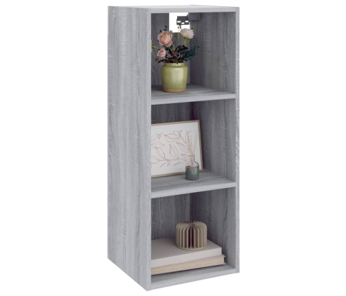 Armario de pared madera ingeniería gris Sonoma 34,5x32,5x90 cm