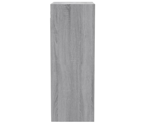 Armario de pared madera ingeniería gris Sonoma 34,5x32,5x90 cm