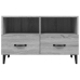 Mueble para TV madera contrachapada gris Sonoma 80x30x30 cm