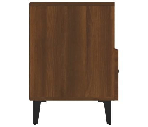 Mueble para TV madera contrachapada roble marrón 80x36x50 cm