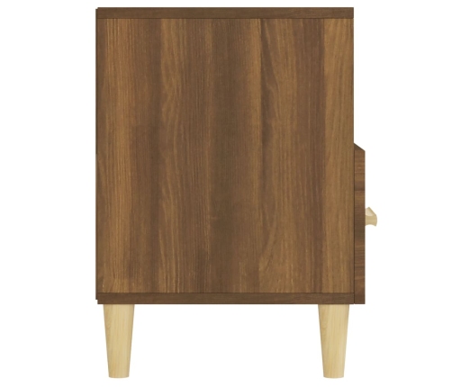 Mueble para TV madera contrachapada roble marrón 102x36x50 cm