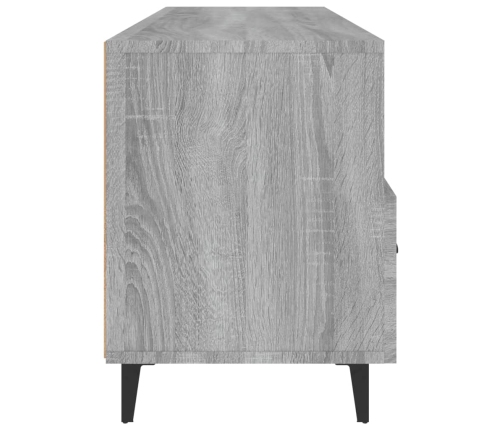 Mueble de TV madera contrachapada gris Sonoma 102x35x50 cm