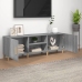 Mueble para TV madera contrachapada gris Sonoma 150x30x50 cm