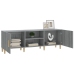 Mueble para TV madera contrachapada gris Sonoma 150x30x50 cm