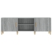 Mueble para TV madera contrachapada gris Sonoma 150x30x50 cm