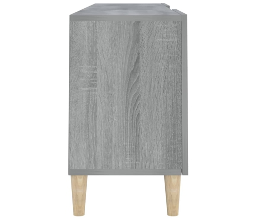 Mueble para TV madera contrachapada gris Sonoma 150x30x50 cm