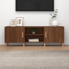 Mueble de TV madera contrachapada marrón roble 150x30x50 cm